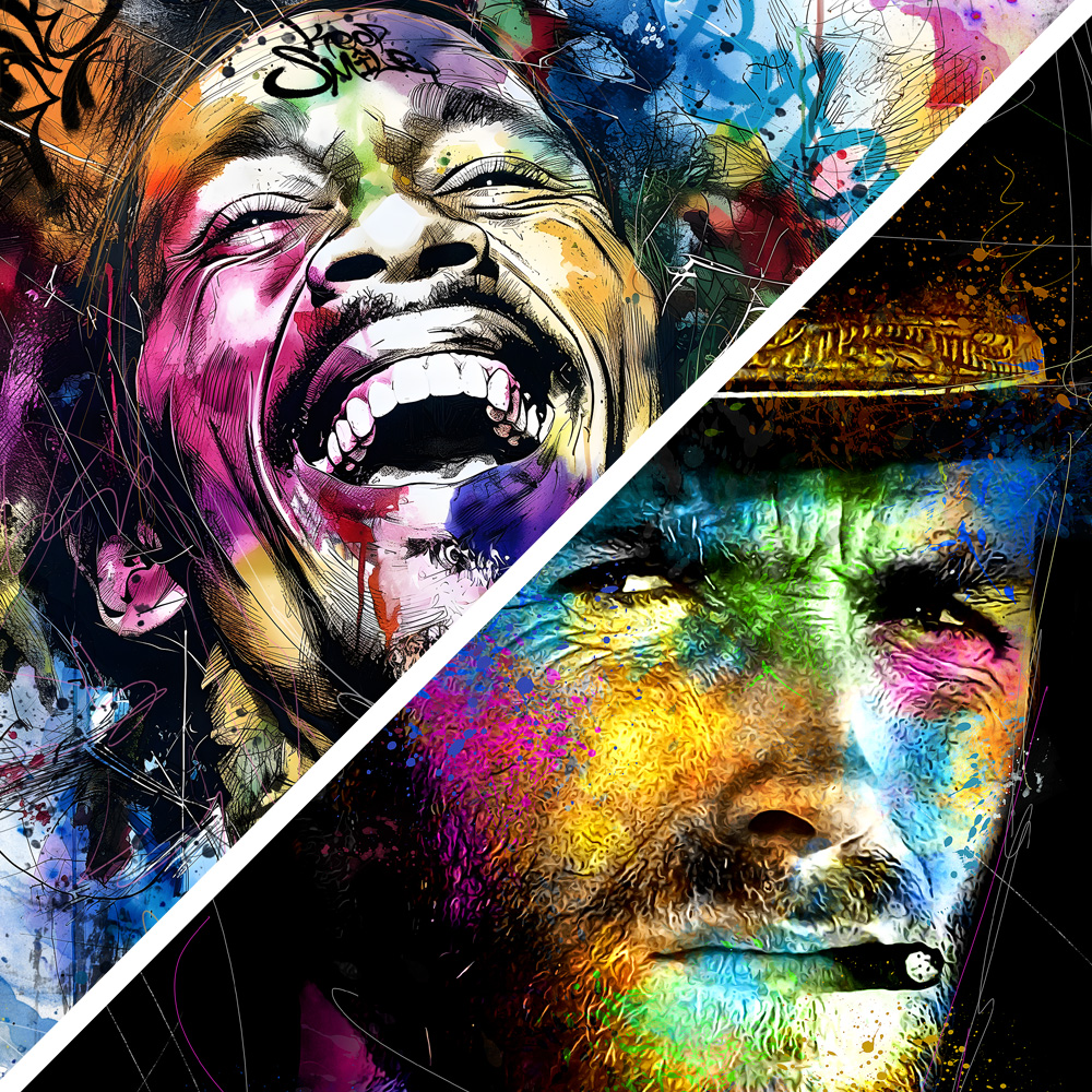 Tableau deco collection célébrités