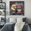 Tableau déco Les minions lascars Street-art