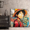 Tableau déco Luffy One Piece Manga Street-art