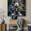 Tableau deco Mickey Mouse Louis Vuitton graffiti Street Art