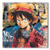 Tableau Luffy One Piece Mur street-art graffiti