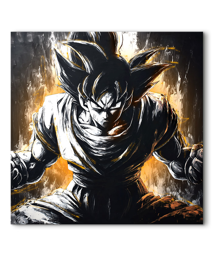 Tableau déco Dragon Ball Son Goku Kamehameha