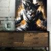 Tableau déco Dragon Ball Son Goku Kamehameha