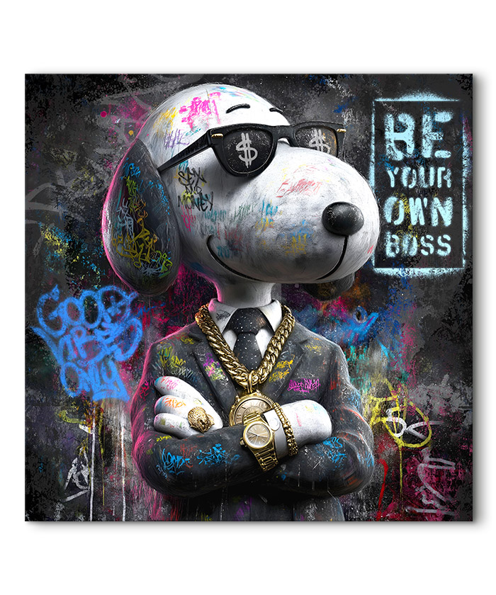 Tableau déco Droopy Luxe Graffiti Street Art