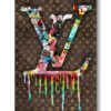 Tableau déco Logo Louis Vuitton Pop art Cartoons