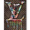 Tableau déco Logo Louis Vuitton Pop art Cartoons