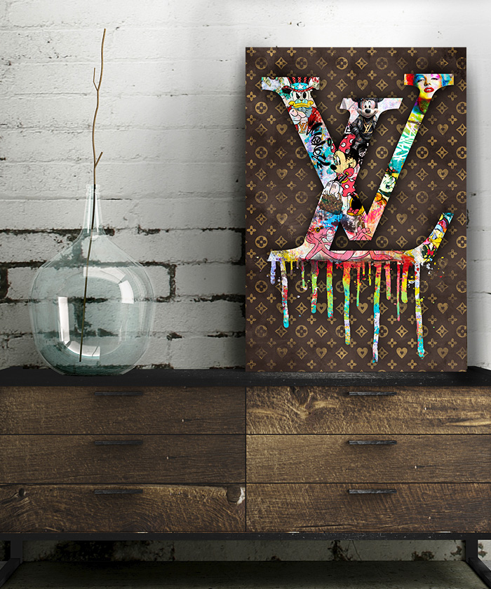 Tableau déco Logo Louis Vuitton Pop art Cartoons