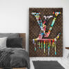 Tableau déco Logo Louis Vuitton Pop art Cartoons