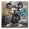 Tableau déco Mickey Mouse Hip Hop Street art Graffiti