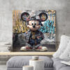 Tableau déco Mickey Mouse Hip Hop Street art Graffiti