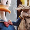 Tableau déco Cartoon Donald le dandy braqueur louis vuitton luxe toons