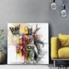 Tableau déco Mandalorian Star Wars Pop-Art